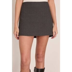 Proenza Schouler Lawson Mini Skirt in Black & White Polka Dot 4